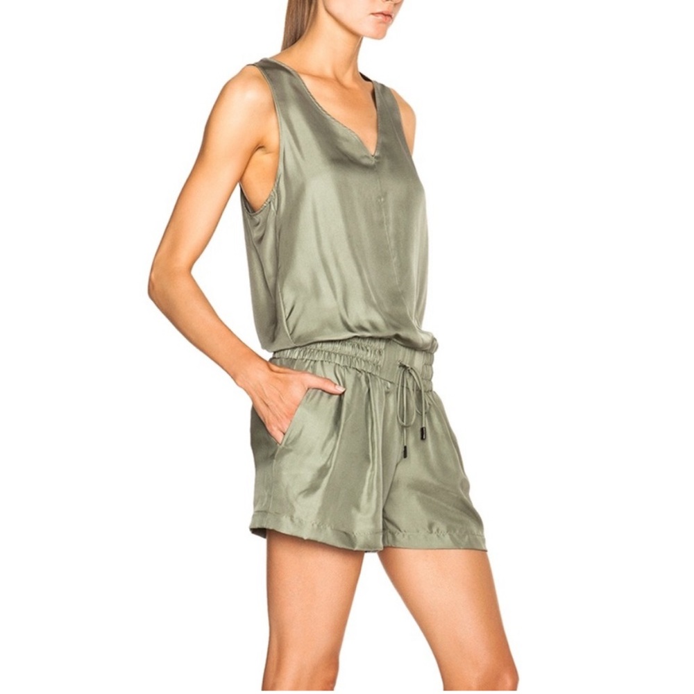 Rag & Bone Elsa Silk Romper